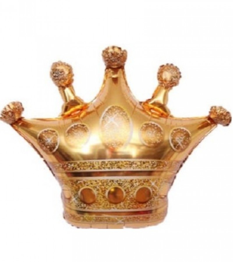 Golden Crown Foil Balloon