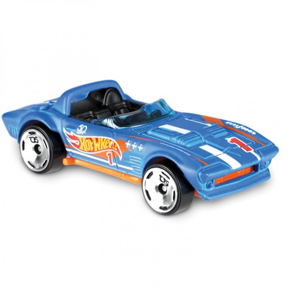 Hot Wheels HW 50 RACE TEAM 3/10, BLUE CORVETTE GRAND SPORT ROADSTER 259/365