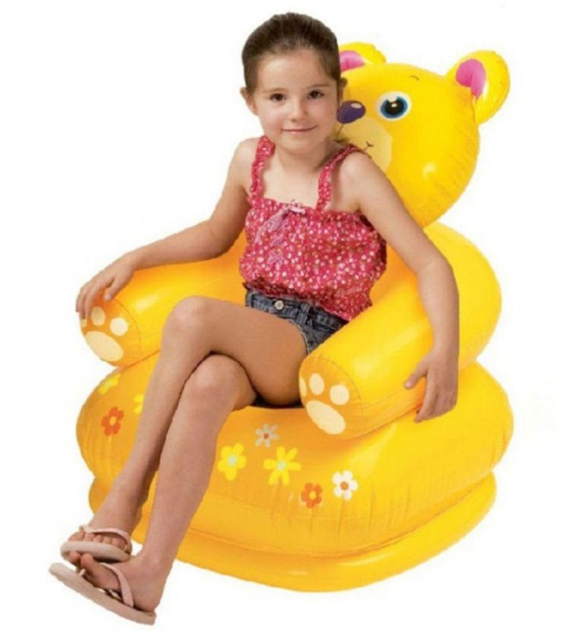Kids Happy Animal Teddy Air Chair Inflatable Sofa / Chair ( Intex )