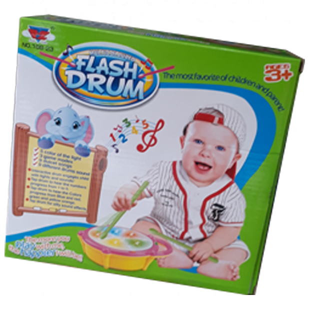 Kids Multi-Colored Flash Drum