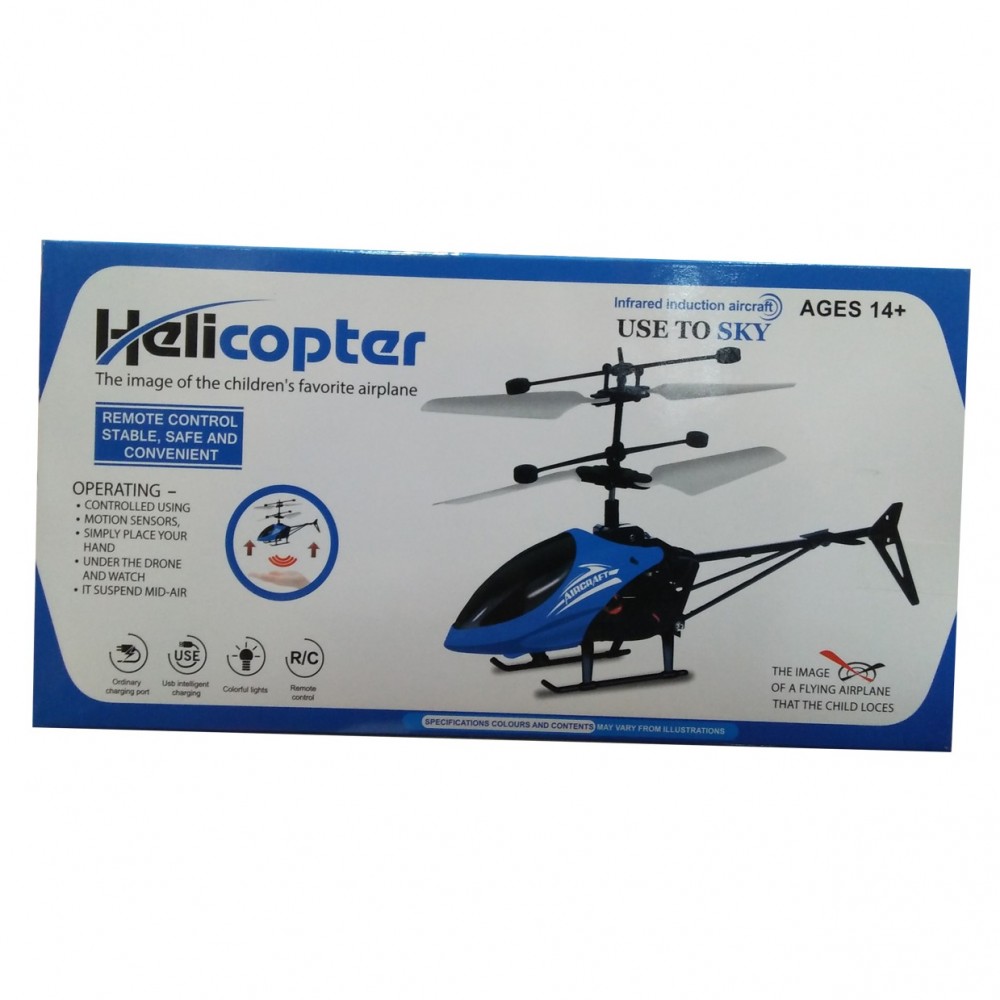 Kids Remote Control Helicopter For 14+ Ages - Blue