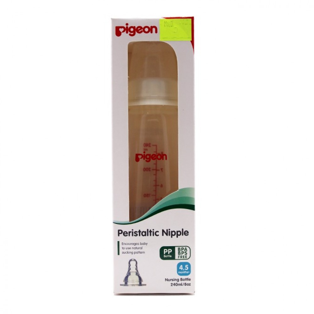Pigeon Peristalic Nipple Round Nursing Bottle For Babies