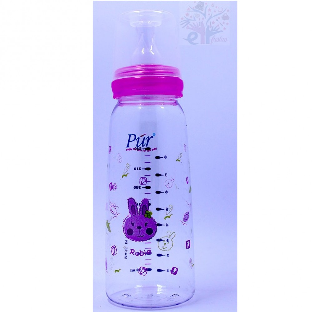 Pur Large Straight Side Feeding Bottle - Volatile And Nitrosamine Safe - 1107