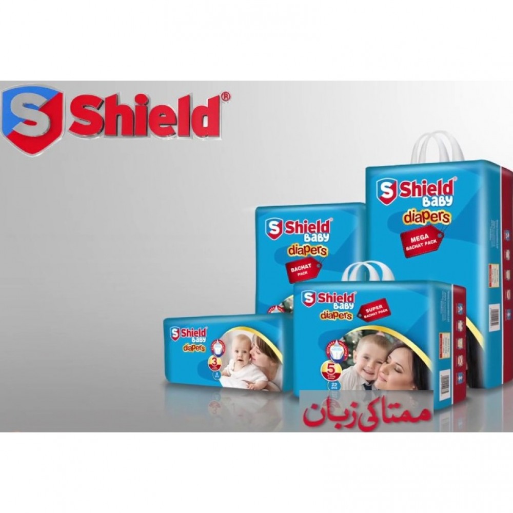 Sheild Diaper 62 PCS Size 3 (4 to 9 kg)