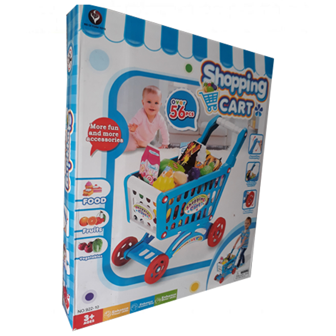 Shopping Cart For Kids - Holds up-to 56 Pieces