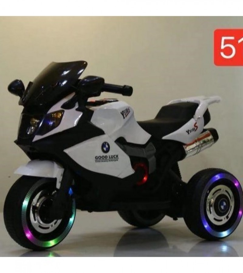 White Electric Automatic Bikes