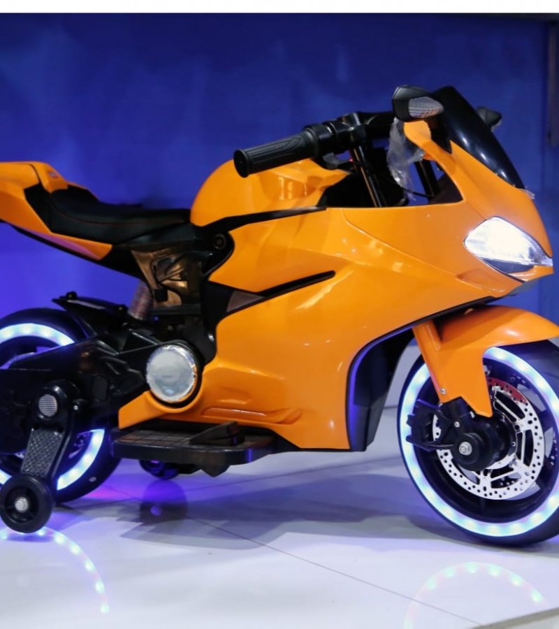 Yellow Automatic Bikes  Electric For Kids