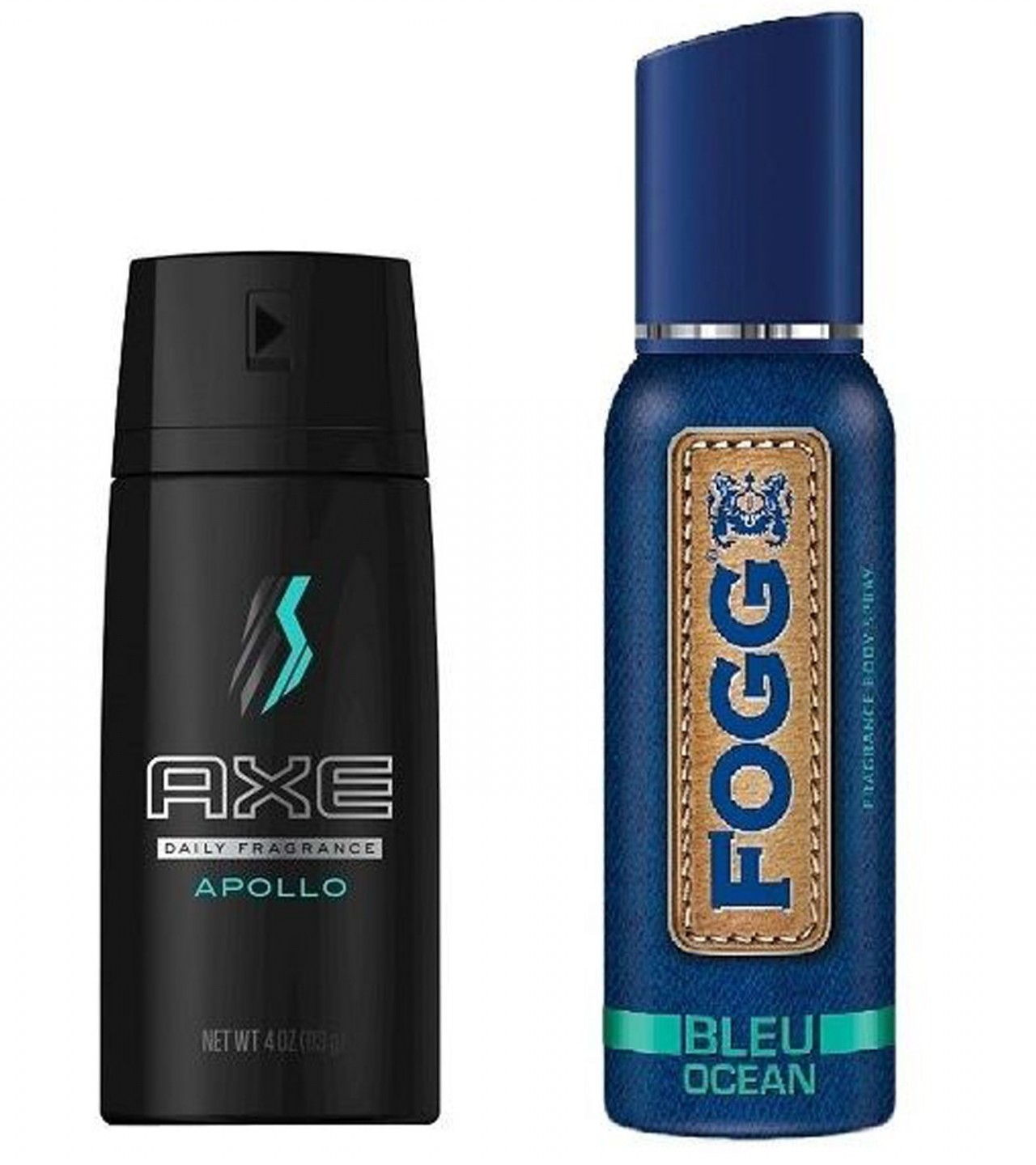 Pack of 2 - Axe Body Spray (150 ml) & Fogg Perfume Body Spray For Men – 120 ml