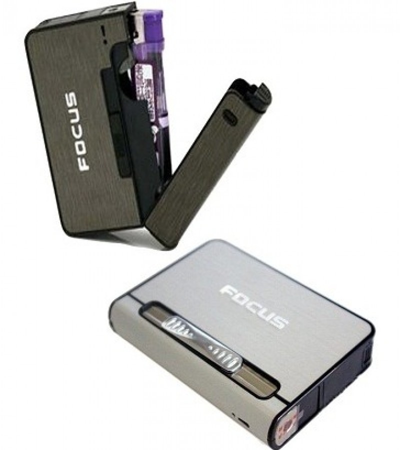 Pack of 2 Cigarette Case With Lighter