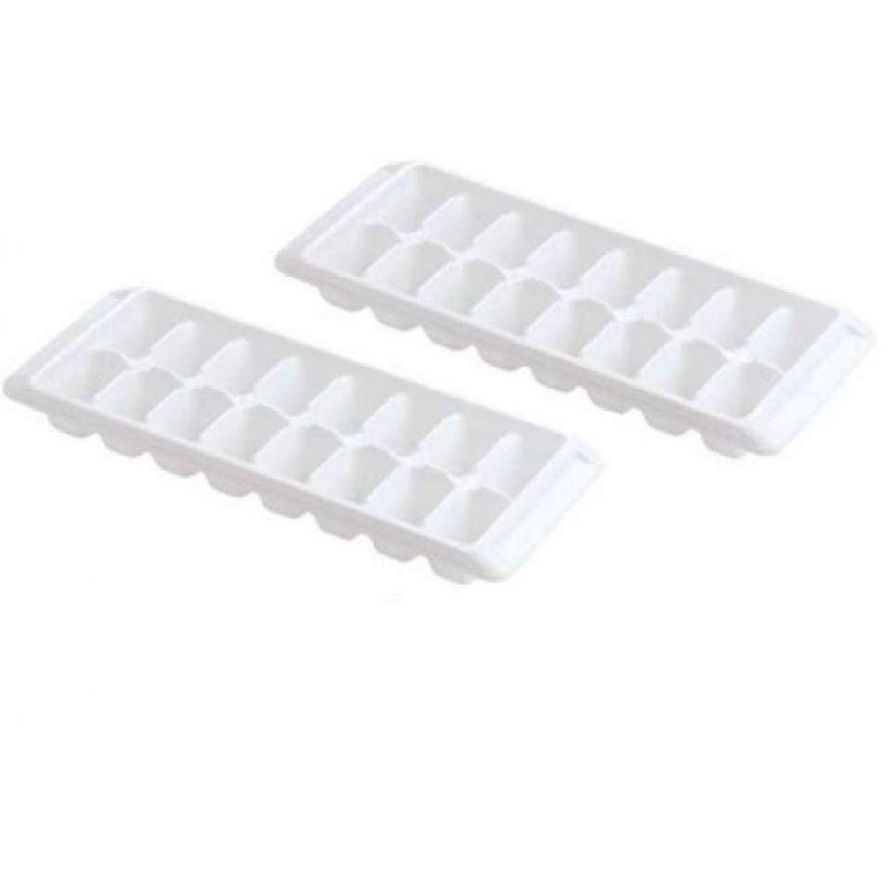 Pack of 2 - Ice Cube Trays - White