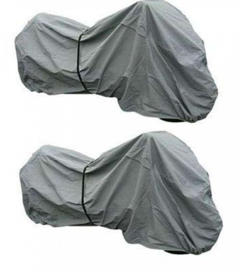 Pack Of 2 - Motorcycle Bike Cover