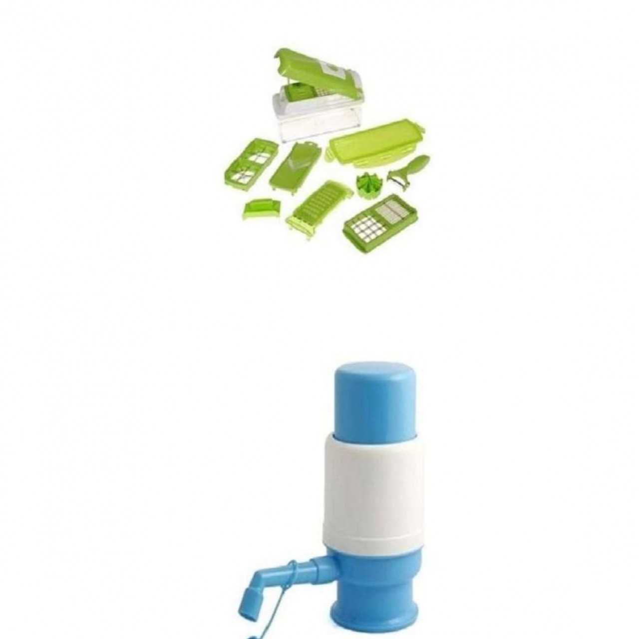Pack Of 2 - Nicer Dicer Plus & Manual Drinking Water Pump