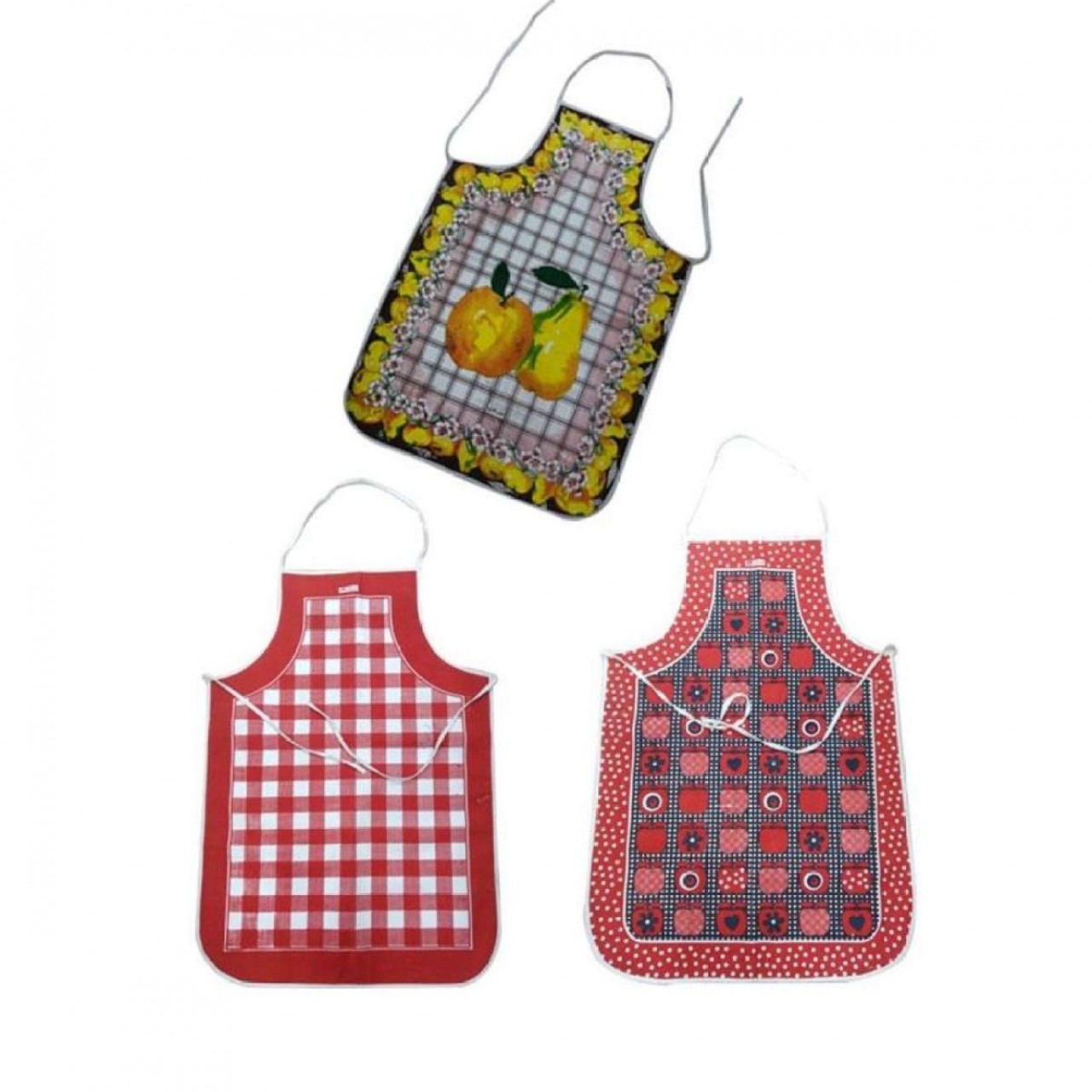 Kitchen Apron - Multi color - Pack of 3