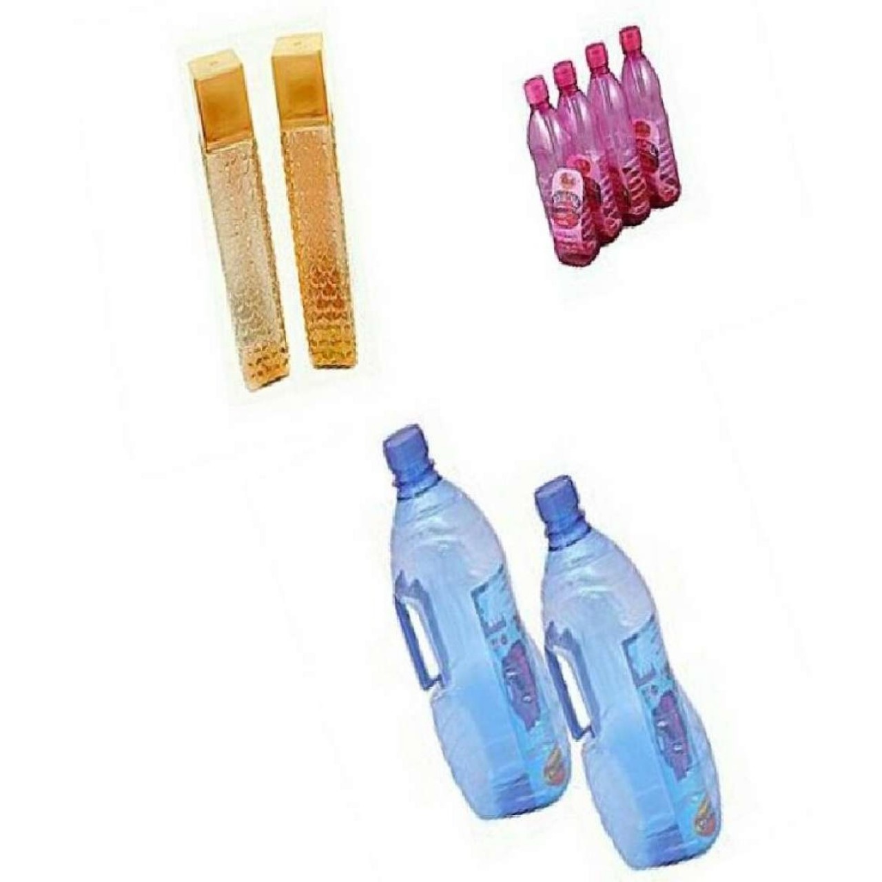 Fridge Water Bottle - Pack Of 8  - Plastic