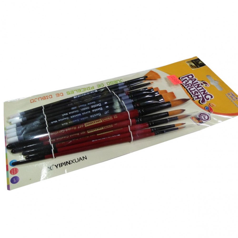 Paint Brushes For Painting - 12 Pieces
