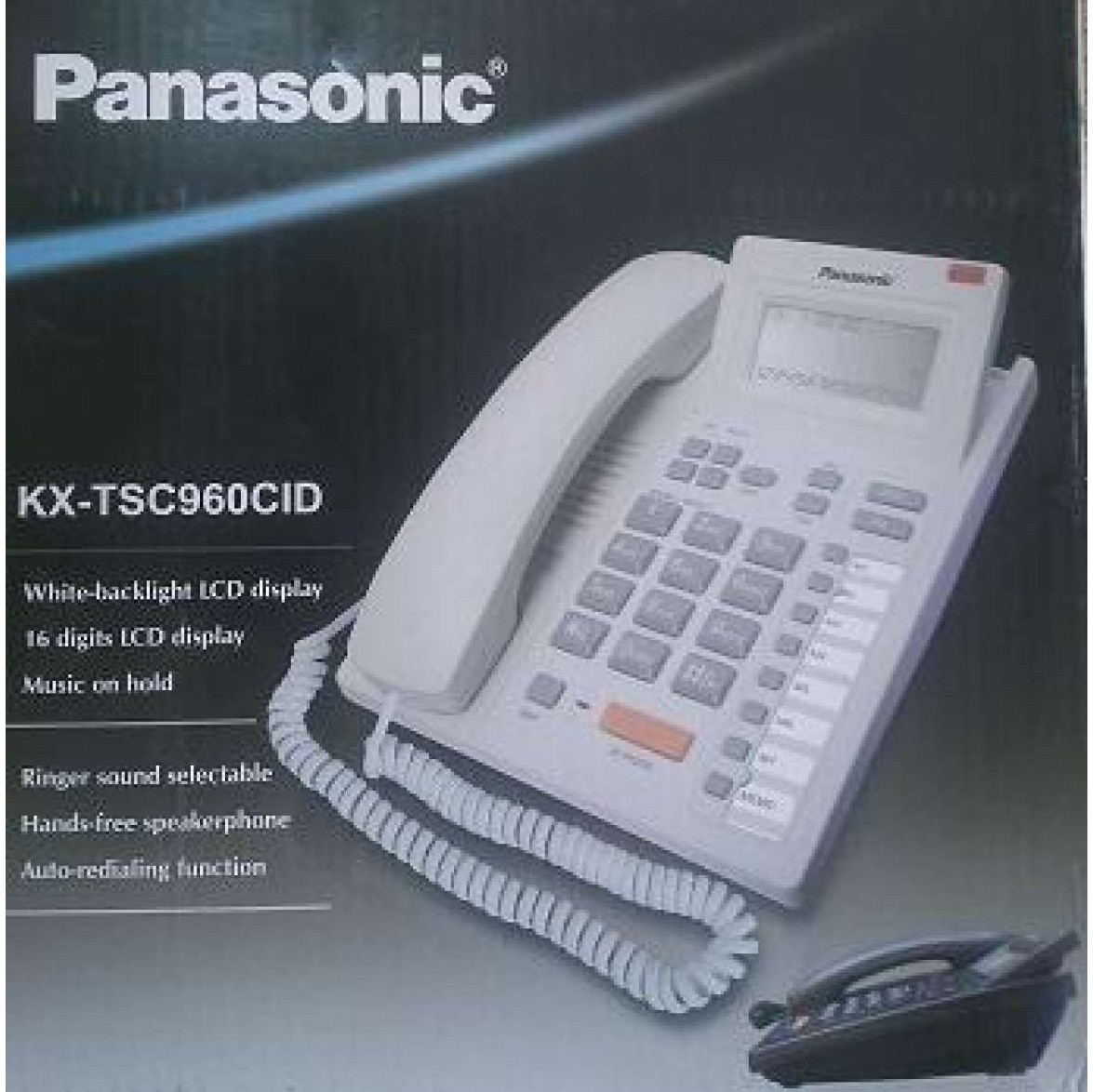 Panasonic Landline Phone KX-TSC960CID - White