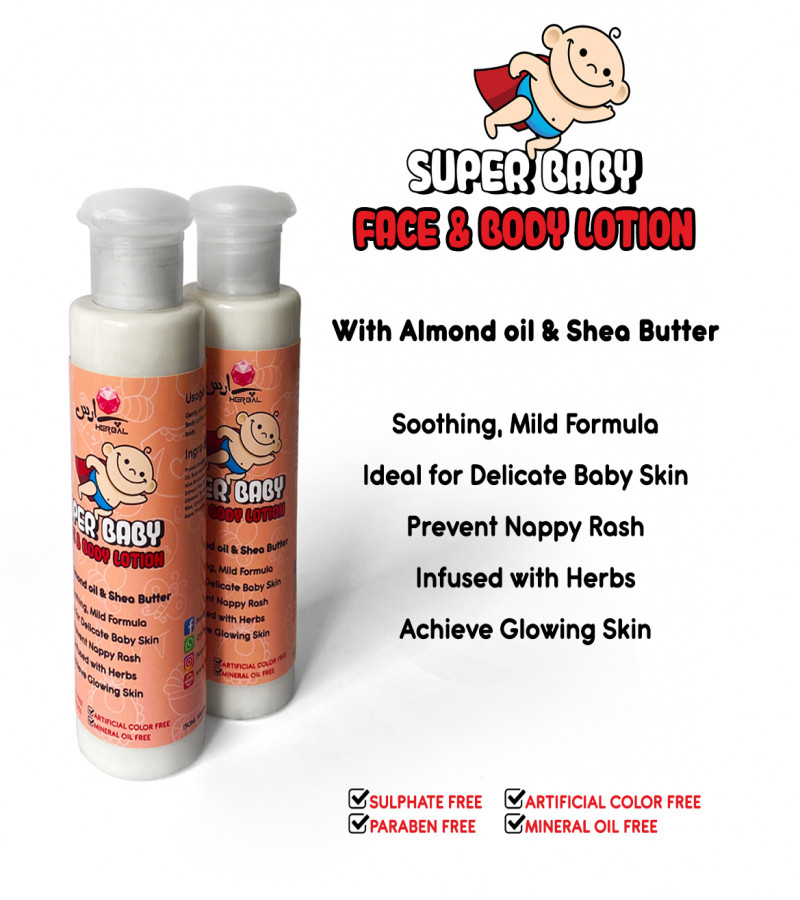 Super Baby Bathing Essential Pack (Shampoo - Bodywash - Oil - Lotion) - Paras Herbal