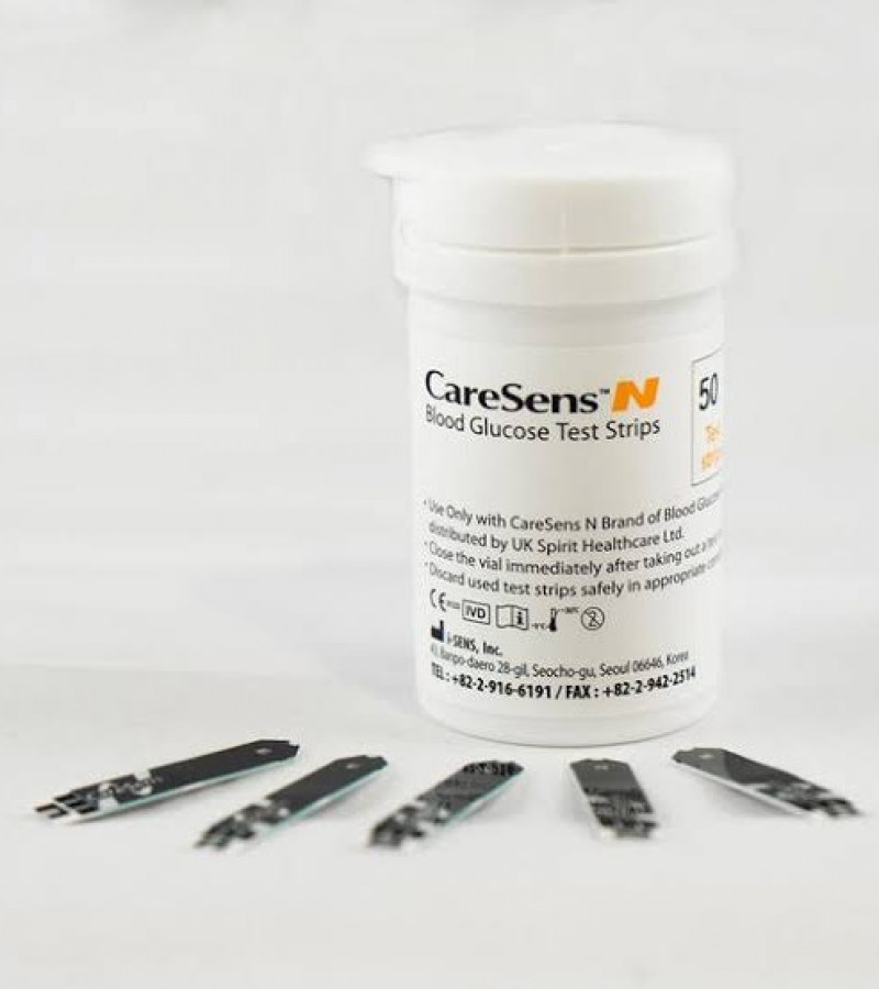 CARE SENSE N GLUCOMETER SUGAR TESTING STRIPS 1 X 50
