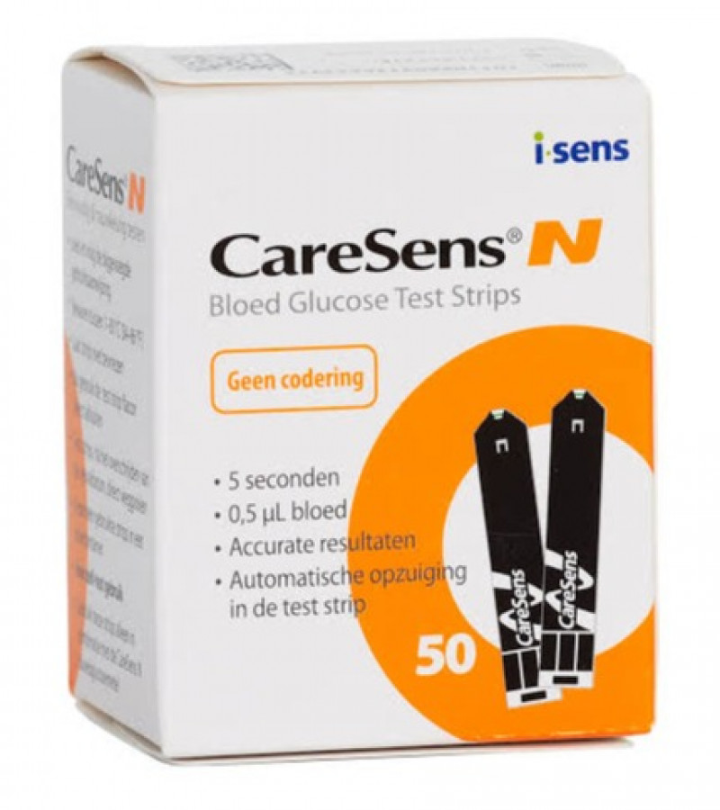 CARE SENSE N GLUCOMETER SUGAR TESTING STRIPS 1 X 50