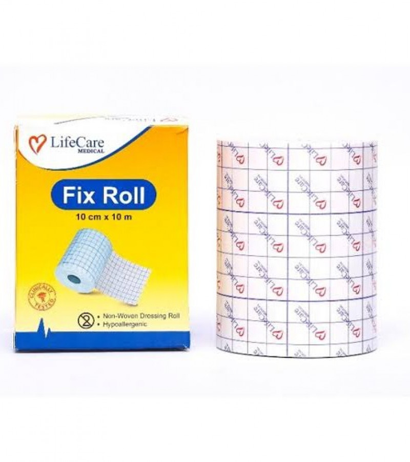 LifeCare Non Woven Wound Dressing Fix Roll 10cm X 10M