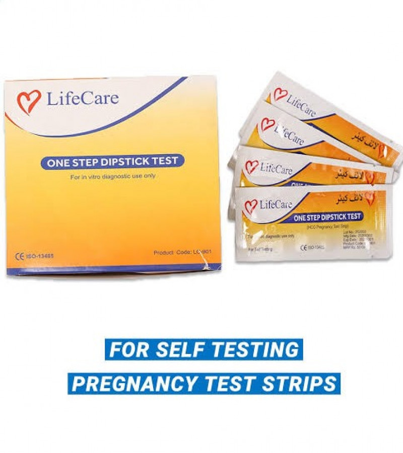 LifeCare Test Strips Home Pregnancy_Test Kit Strips - 5 pcs