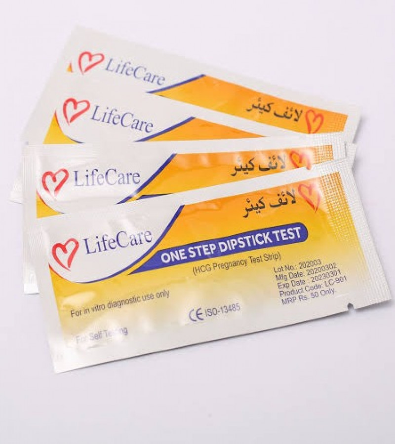 LifeCare Test Strips Home Pregnancy_Test Kit Strips - 5 pcs
