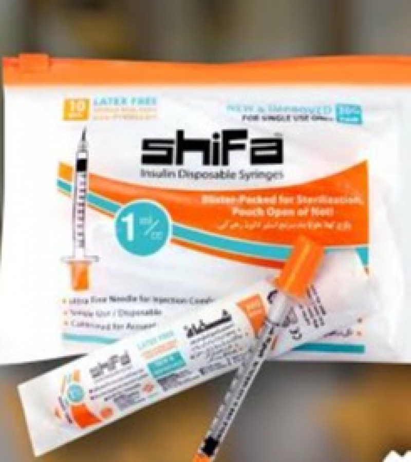 Shifa insulin non latex syrings highly recommended and comfortable