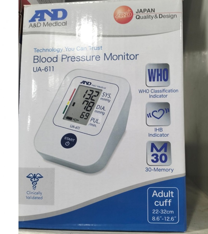A&D DIGITAL  BLOOD PRESSURE MONITER