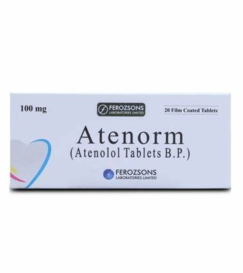 Atenorm 100mg tablets for hypertension /high blood pressure