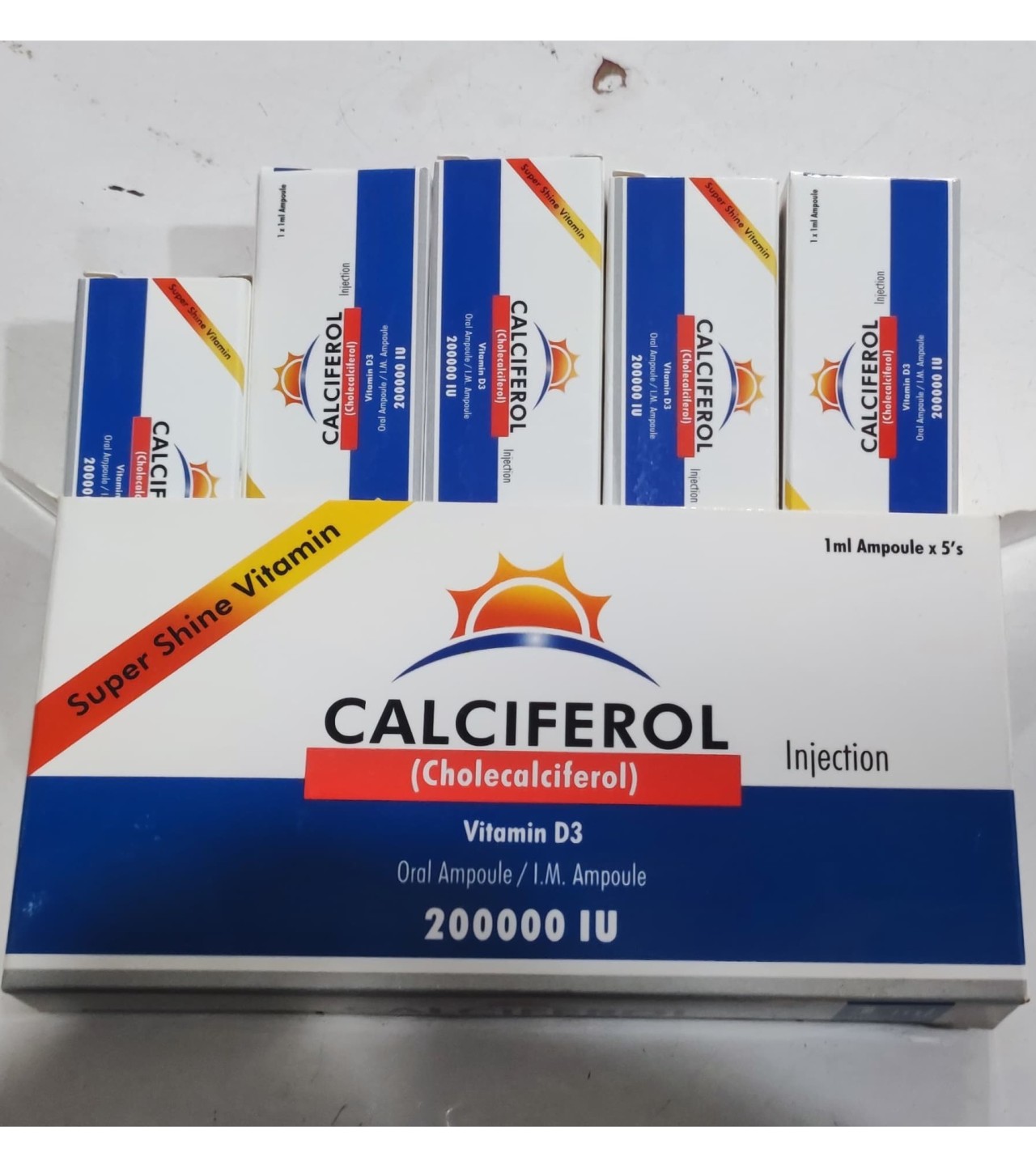Calciferol injection vitamin D3 pack of 5 (5s)