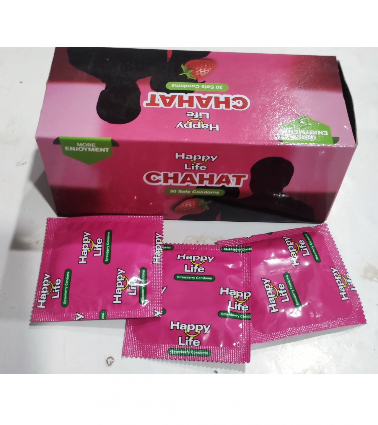 Happy Life CHAHAT Safe Condoms