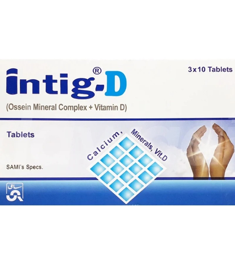 Intig D Tablets for miniral and vitamin d deficiency.