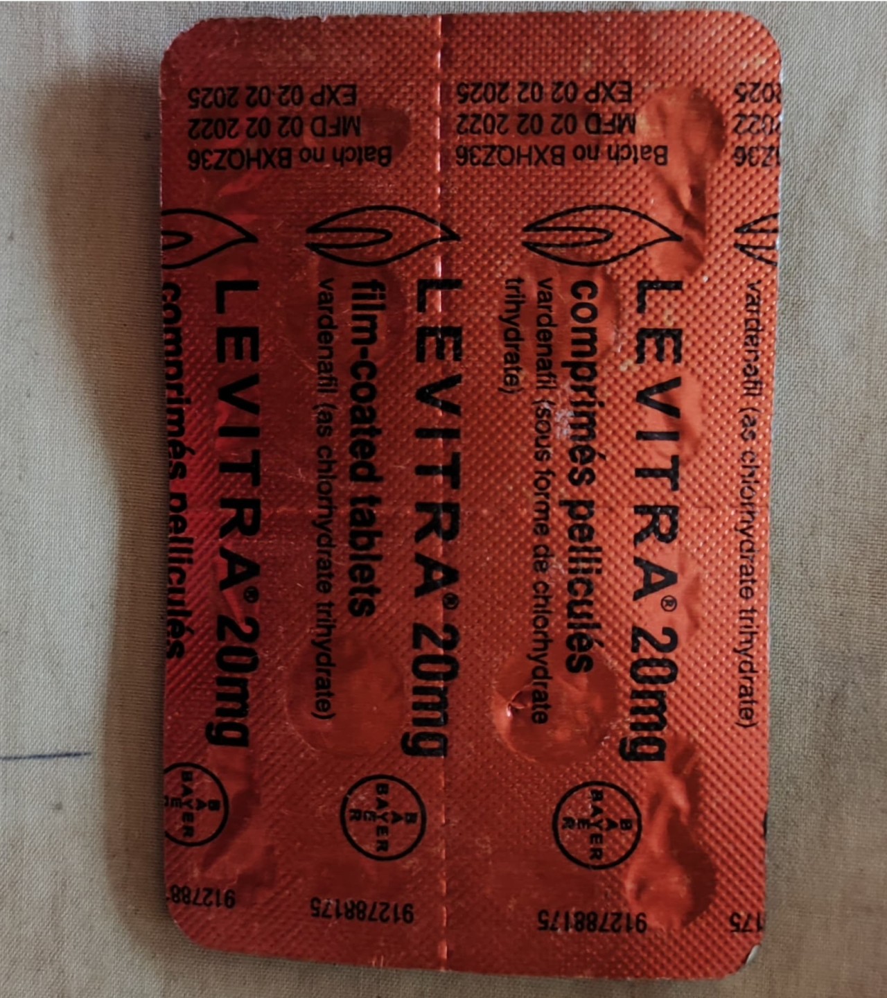 LEVITRA 20MG MEN,S DELAY TIMING TABLETS 100 %  ORIGNAL WITH BATCH NO & EXPIERY DATE