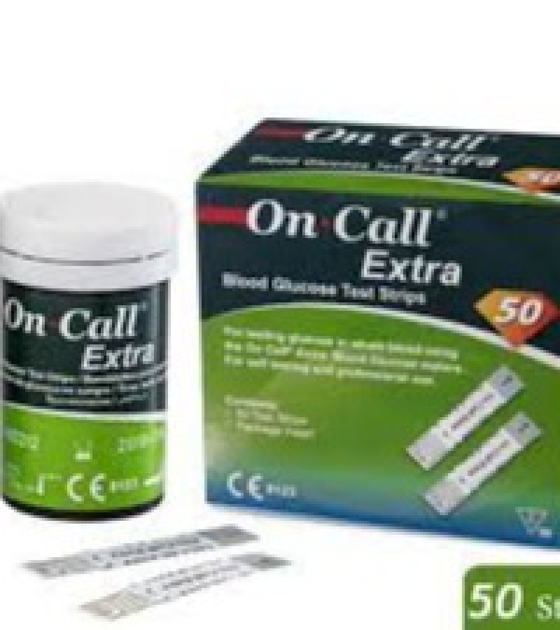 On Call Extra Pack of 25 Blood Glucose Strips