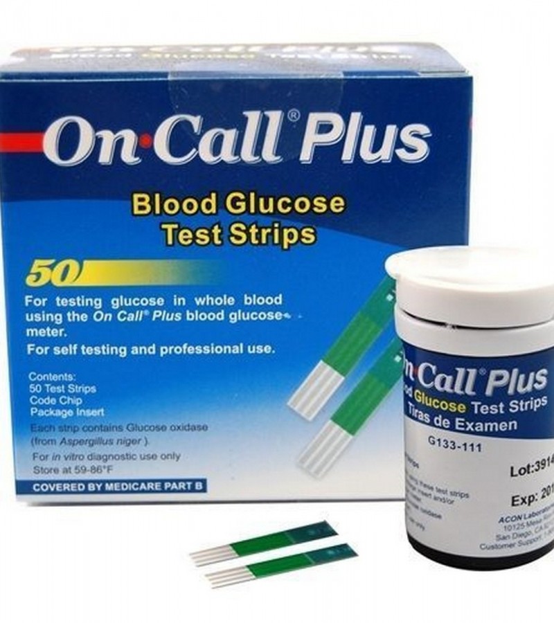 ON CALL PLUS  GLUCOMETER STRIPS