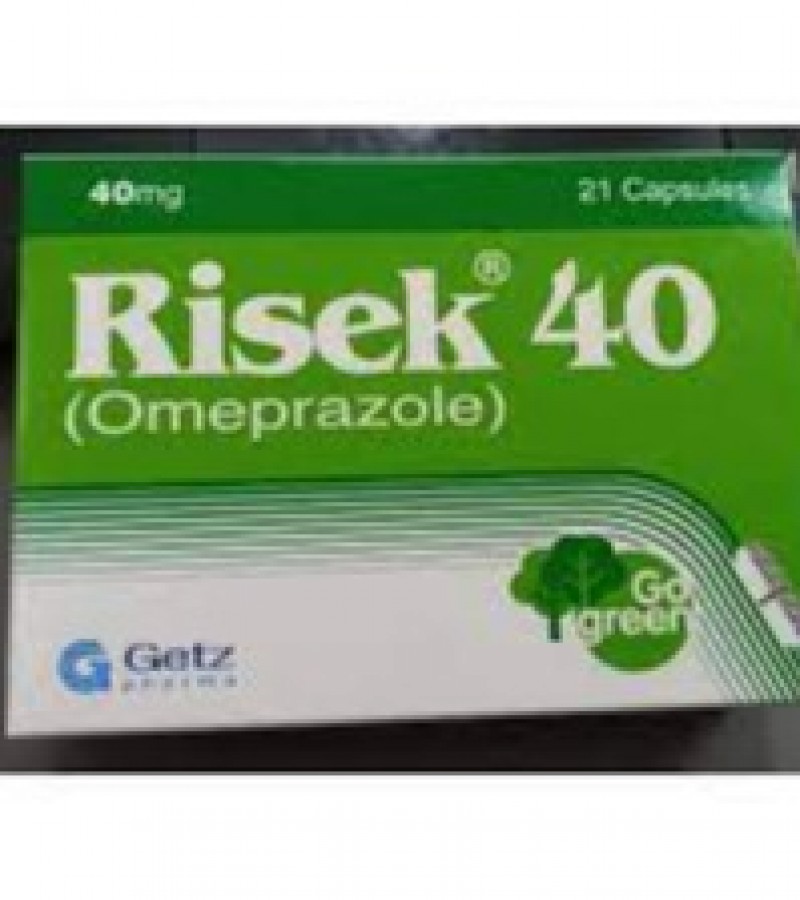Risek Capsule 40mg for heartburn and indigestin