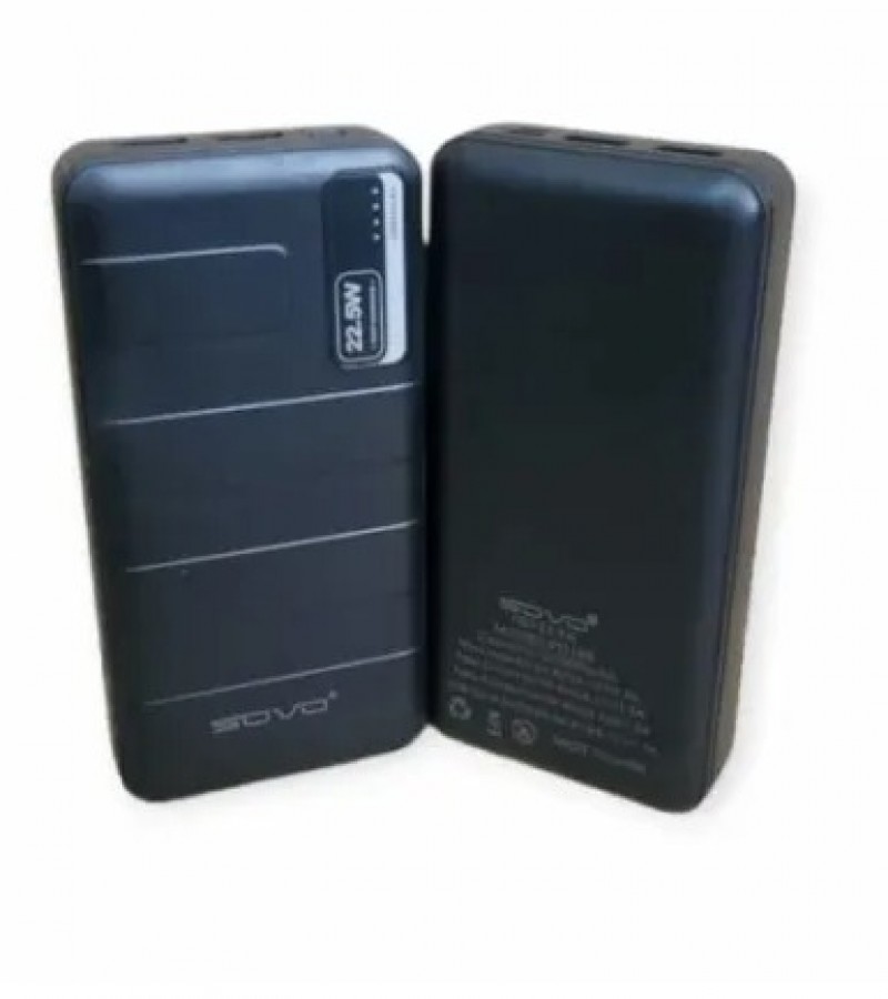 20000mAh Power Bank SOVO PD108 PD 22.5W Fast Charging