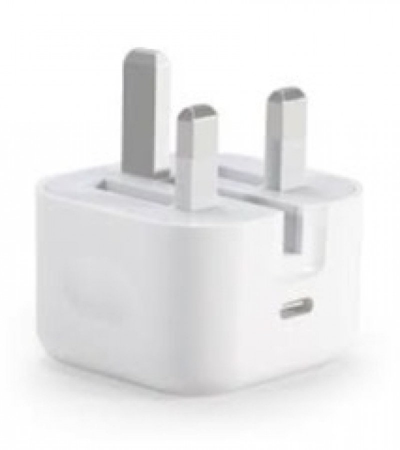 25W iPhone PD Adapter USB-C Fast Charger   (UK 3Pin)