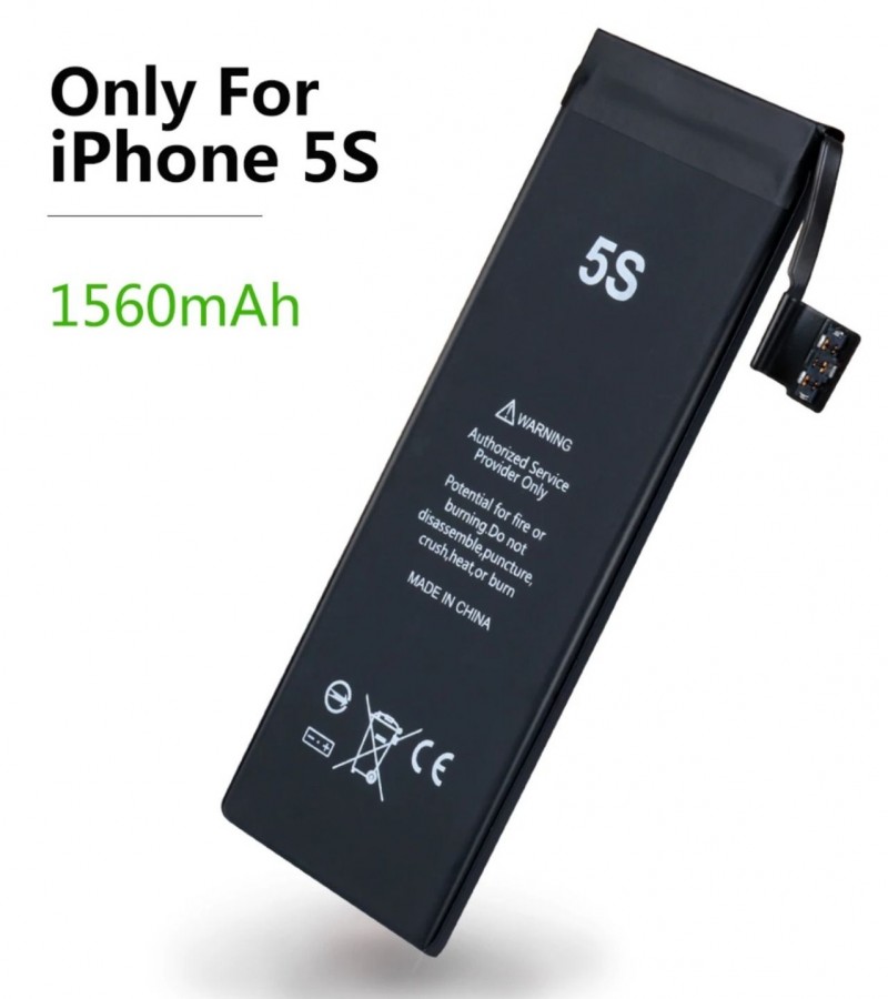 Apple Iphone 5s Battery Replacement with 3.8V & 1570 mAh Capacity