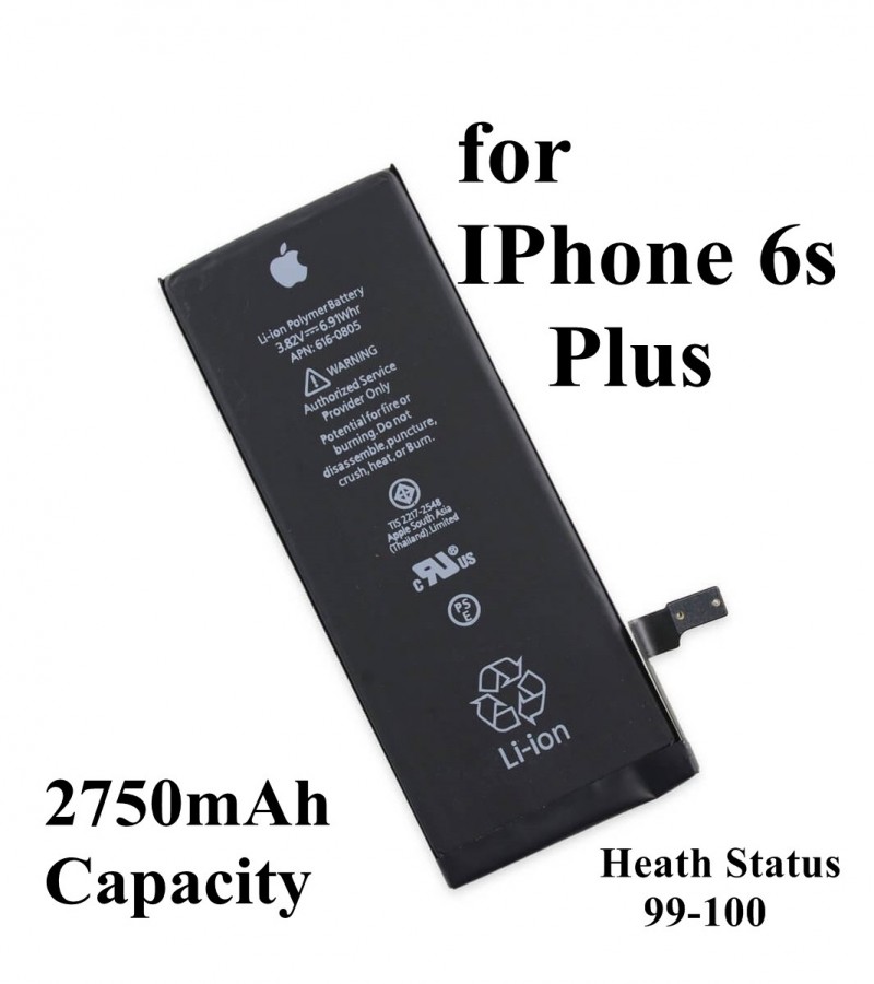 Apple IPhone 6S Plus Battery Replacement with 2750mAh Capacity-Black