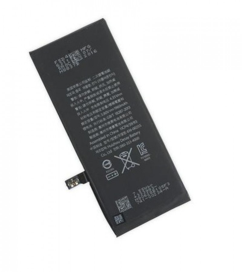 Apple IPhone 7 , 7G Battery Replacement with  3.82V & 1960mAh Capacity - Black