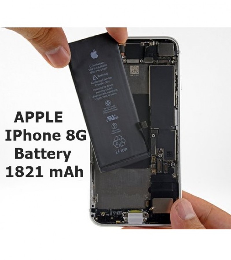 Apple IPhone 8 Battery Replacement with  3.82V & 1821mAh Capacity - Black