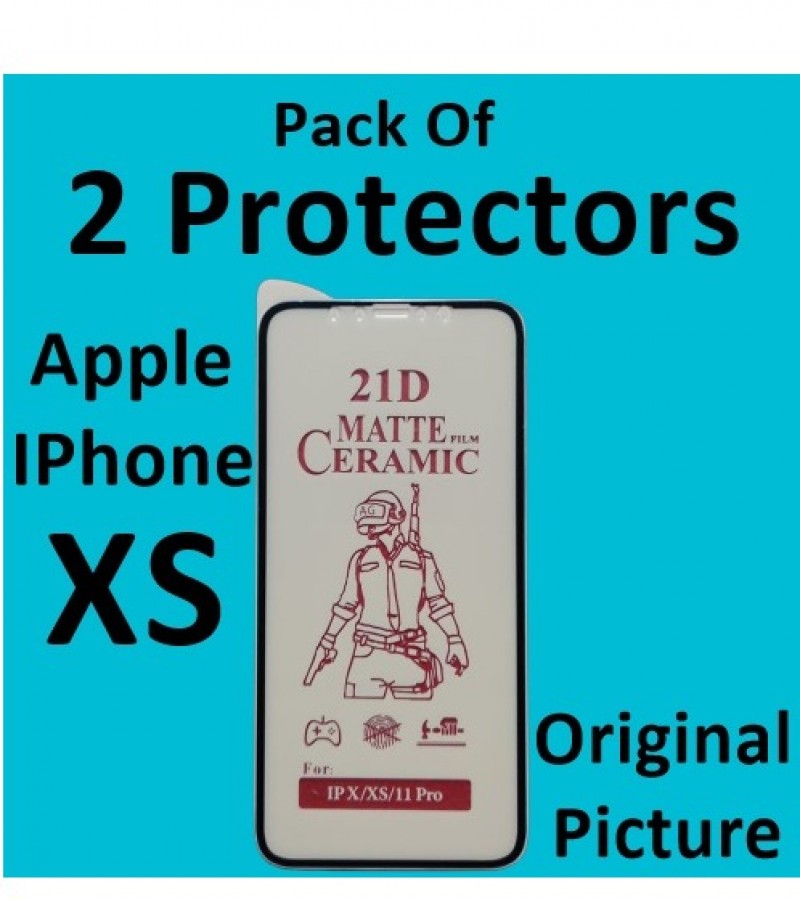 Apple Iphone X , XS , 11 Pro Matte Protector for PUBG Gaming Unbreakable , Pack of 2 Protectors