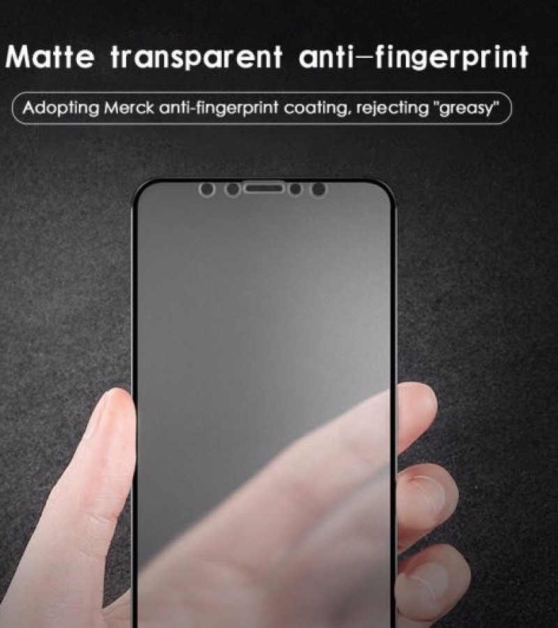 Apple Iphone XS Ceramic Matte Sheet Unbreakable Antishock Hybrid Film Fiber Protector