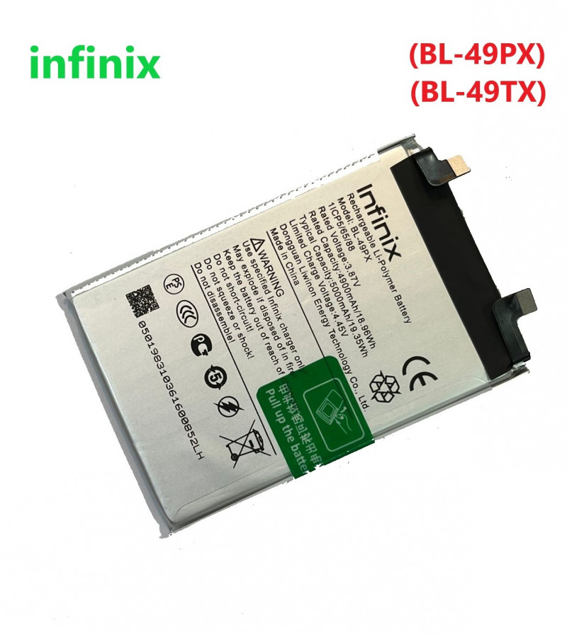 BL-49PX BL-49PT Battery for TECNO/  Infinix Zero 30 4G GT 10 Pro Zero 30 5G Note 30 VIP Note 30 Pro BL49PX 5000mAh