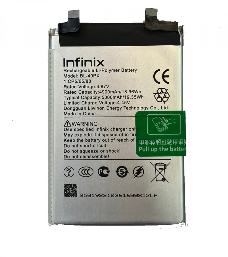 BL-49PX BL-49PT Battery for TECNO/  Infinix Zero 30 4G GT 10 Pro Zero 30 5G Note 30 VIP Note 30 Pro BL49PX 5000mAh