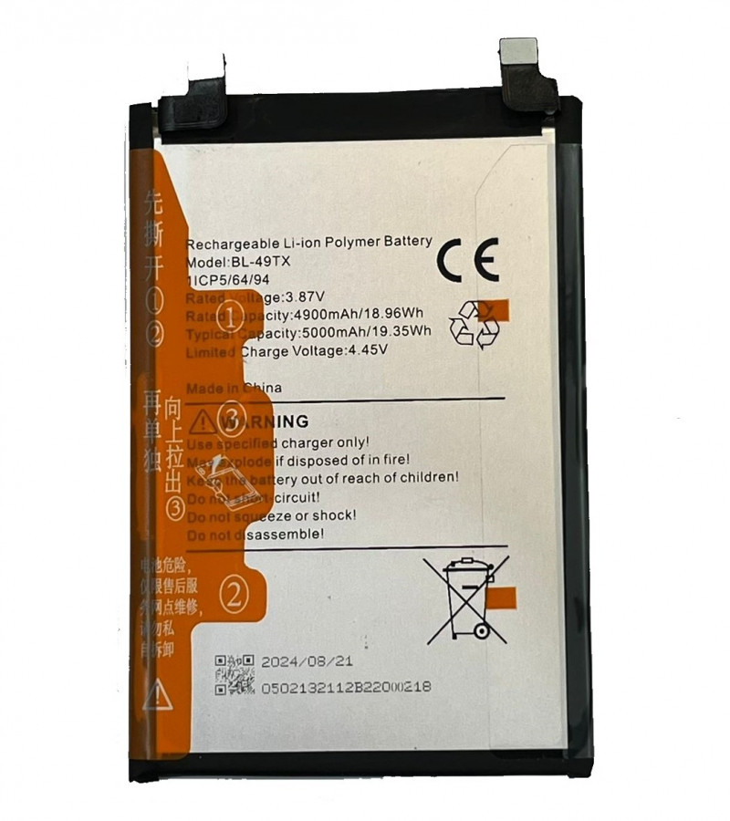 BL-49TX New Original  Battery for Infinix Note 30 5G Note 30i X6711 X6716 BL49TX 5000mAh