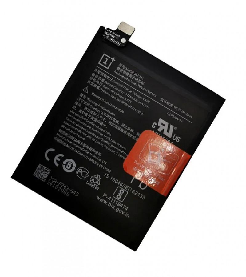 BLP743  For Oneplus 7T One Plus 7T 1+7T Phone Battery 3800mAh