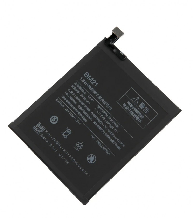 BM21 Battery For Xiaomi Note MI Note 5.7" Capacity-3000mAh Black