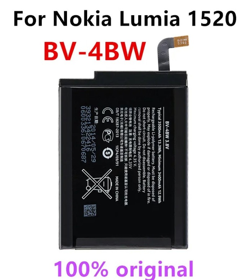 BV4BW Nokia Lumia 1520 BV-4BW Battery 3500mAh